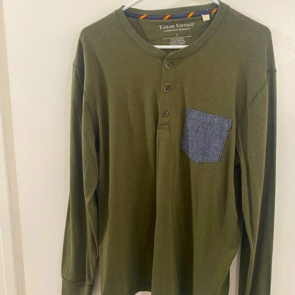 Long Sleeve Tailor Vintage Mens